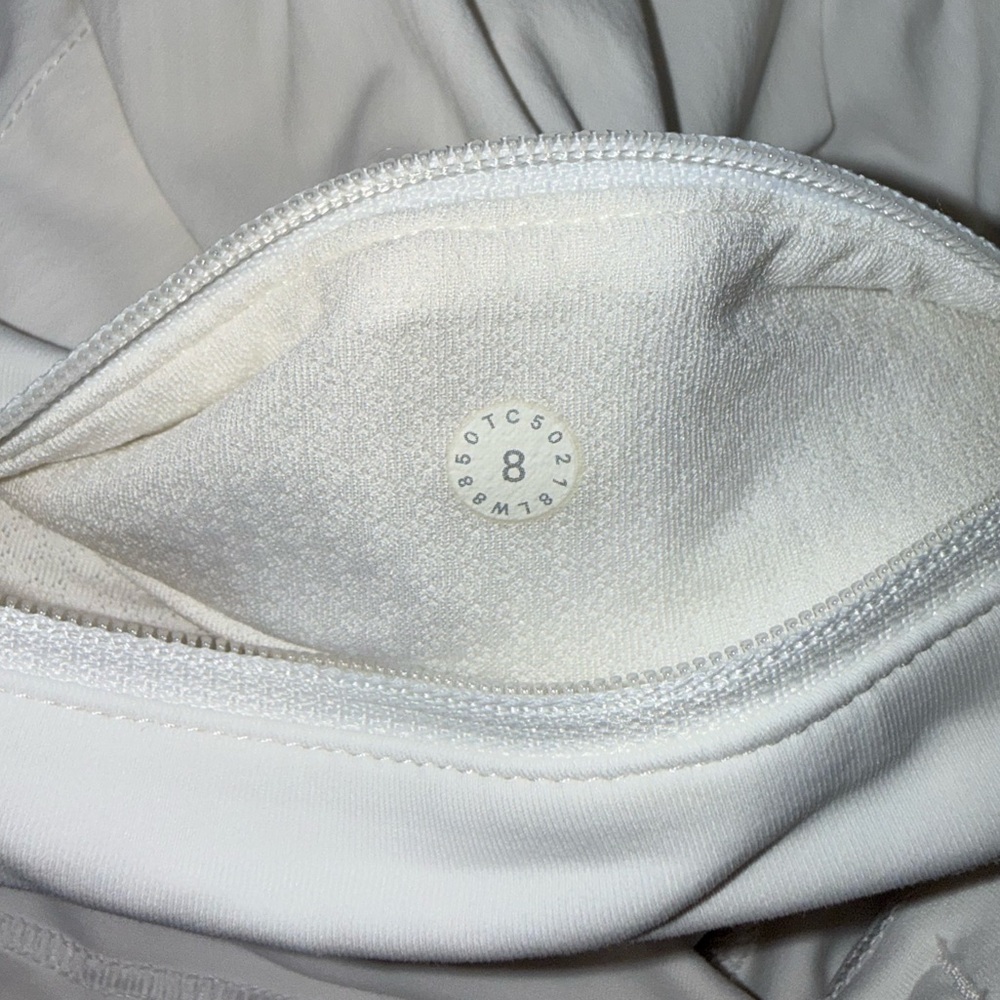 Lululemon Pace Rival Skirt (Tall) * 4-way Stretch in White Size 8 Tall - Picture 11 of 14